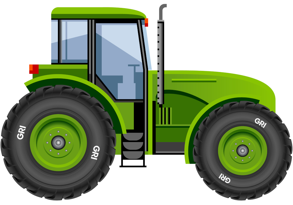 Ikona traktor a sklízecí stroj